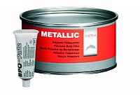 CarSystem  Полиэфирная шпатлевка Metallic с алюминиевым наполнителем