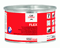 CarSystem  Полиэфирная шпатлевка для ремонта пластиков Flex